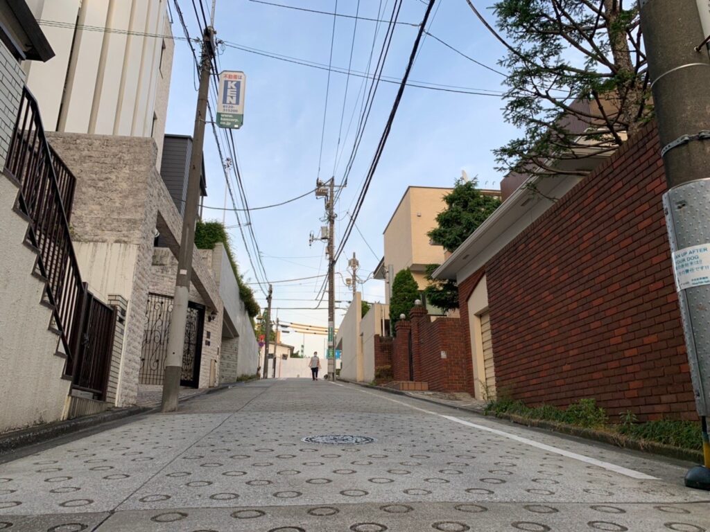 渋谷区広尾の住宅街
