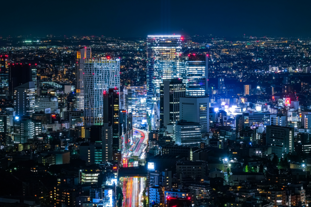 渋谷夜景、住みたい街ランキング